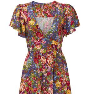 Auguste The Label Floral Magnolia Violet Dress in US 10